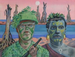 "Jungle Patrol, Northern Solomons" (1946) (Museum of New Zealand Te Papa Tongarewa)