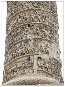 The base of Trajan's Column