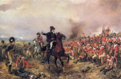 Robert Alexander Hillingford: "Wellington at Waterloo" (1890)