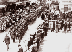 Marching through Whangarei