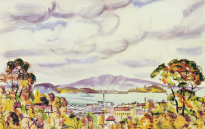 "View of Rangitoto" (1964) (Courtesy of Jonathan Grant Galleries)