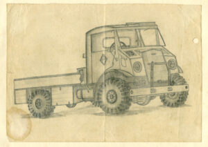 Harry Stone's Ford army truck