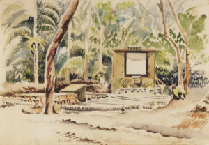 Oscar Kendall: "Picture Theatre Falamai 14. 1. 44" (Auckland Museum / Greg Moyle Collection)