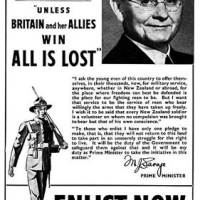 Call to arms poster issued by Joseph Savage government