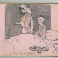 Harry Stone Senior: Saucy cartoon drawing