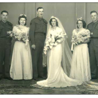 My parents' wedding: October 10 1942