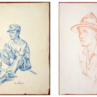 "Two Soldiers" (Archives New Zealand)