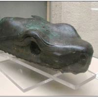 Serpent's head from the Serpent Column