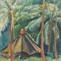Anonymous: Espirito Santo (Army tent) 1945"