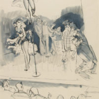 Anonymous: "USO show for troops, Espirito Santo 1945"