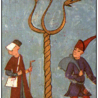 1582 Ottoman miniature showing Serpent Column