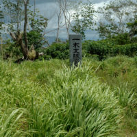Japanese memorial to the soldiers who died at the Ilu River