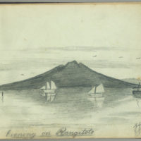 Harry Stone Senior: "Evening on Rangitoto"