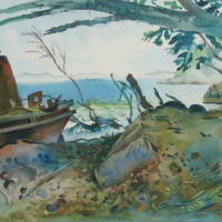 "Japanese Machine Gun Post" (Dunedin Public Art Gallery)