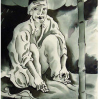 "Japanese POW, Mono Island" (1943) (Dunedin Public Art Gallery)