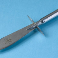 Letter opener knife from rifle bullet
