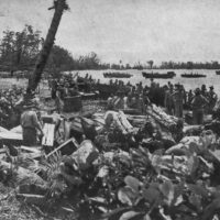 New Zealand forces arrive at Lunga Beach