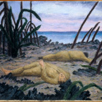 "Two Dead Soldiers on a Beach" (Archives New Zealand)