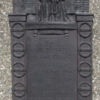 US Government plaque on Wellington waterfront