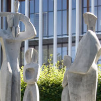 "Family Group" 1960 at Canterbury University