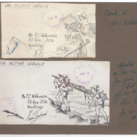 Colin Wilkinson: Envelopes created on active service