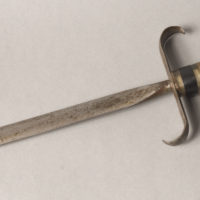 Letter knife made from perspex and metal (Air Force Museum of New Zealand)