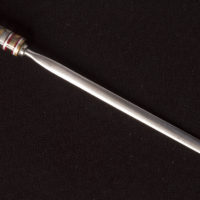 Letter knife made from perspex and metal (Air Force Museum of New Zealand)