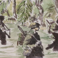 Murray Moorhead: Soldiers on Patrol (National Army Museum)