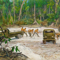 "Soldiers Digging Coral" (Greg Moyle Collection)
