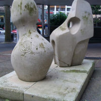 "Anchor Stones" sculpture, Auckland