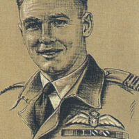 Wing Commander D. J. Scott DSO, OBE, DFC and Bar 1944