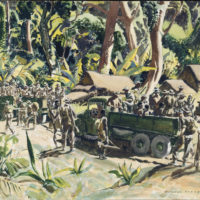 "A Company Going Out, Malsi" (Archives New Zealand)