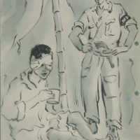 "Japanese POW Mono Island" (Dunedin Public Art Gallery)