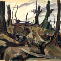 "Battleground Scene" (Archives New Zealand)