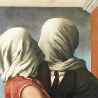 Rene Magritte: "The Lovers" (1928)