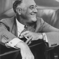 American President Franklin D Roosevelt