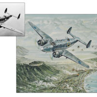 Maurice Only: Ventura bomber in flight